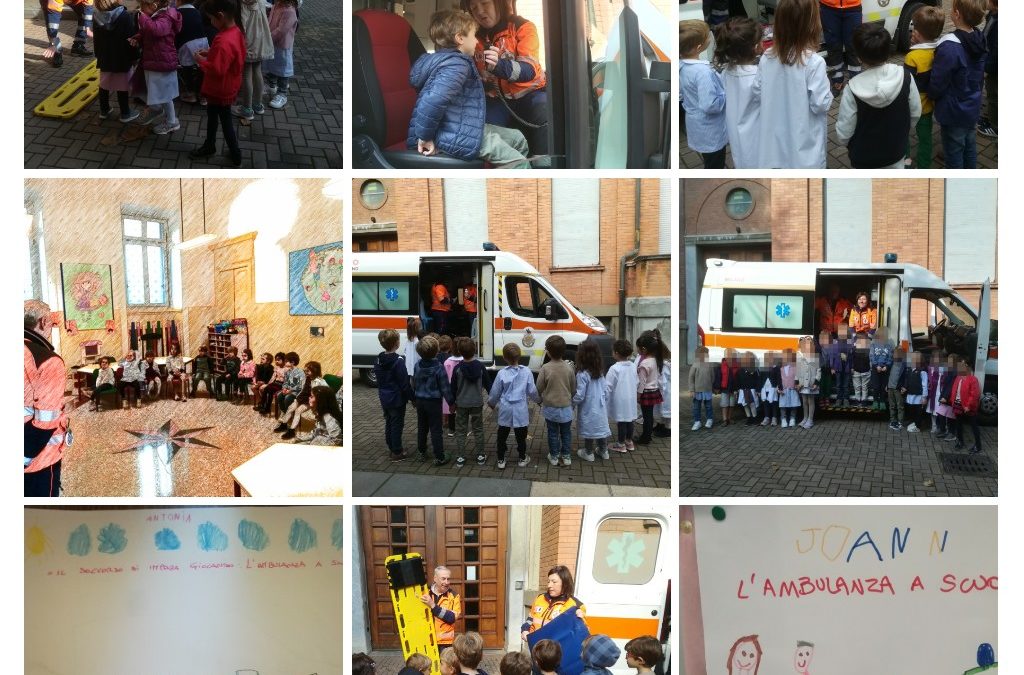 L’AMBULANZA A SCUOLA… Il soccorso s’impara giocando